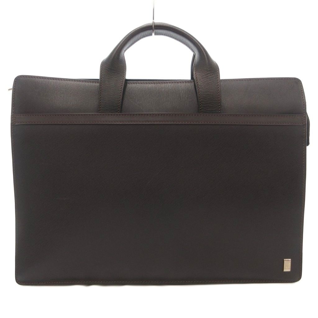 ダンヒル dunhill ビジネスバッグ ブリーフケース ロゴプレート 黒