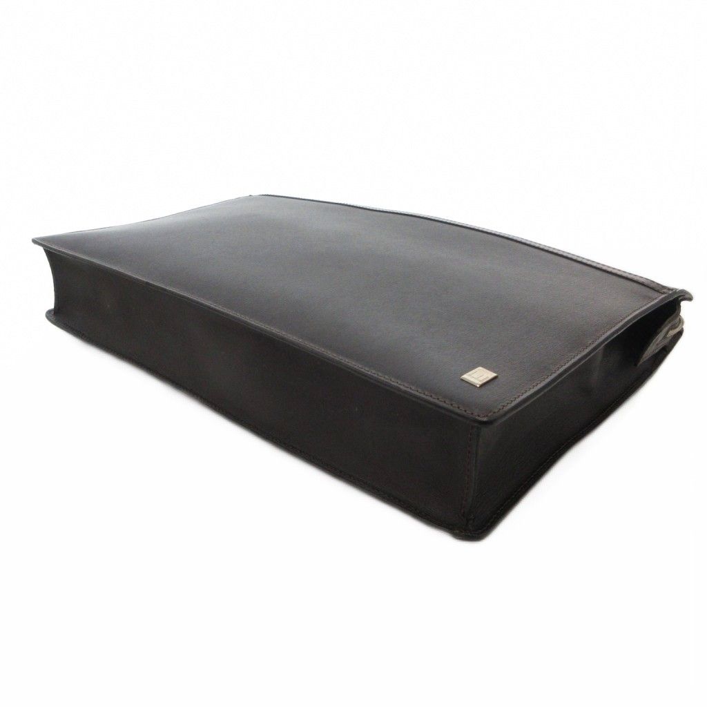 ダンヒル dunhill ビジネスバッグ ブリーフケース ロゴプレート 黒