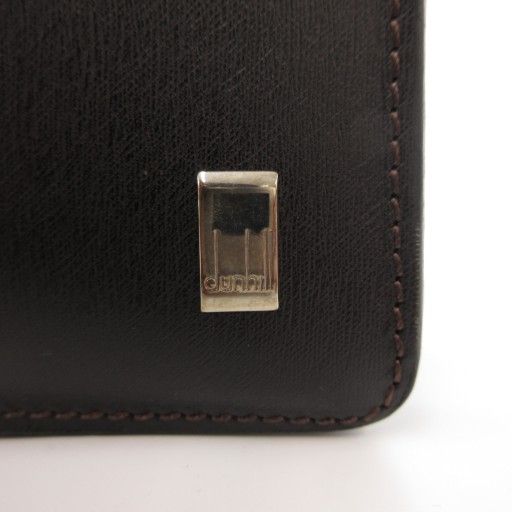 ダンヒル dunhill ビジネスバッグ ブリーフケース ロゴプレート 黒