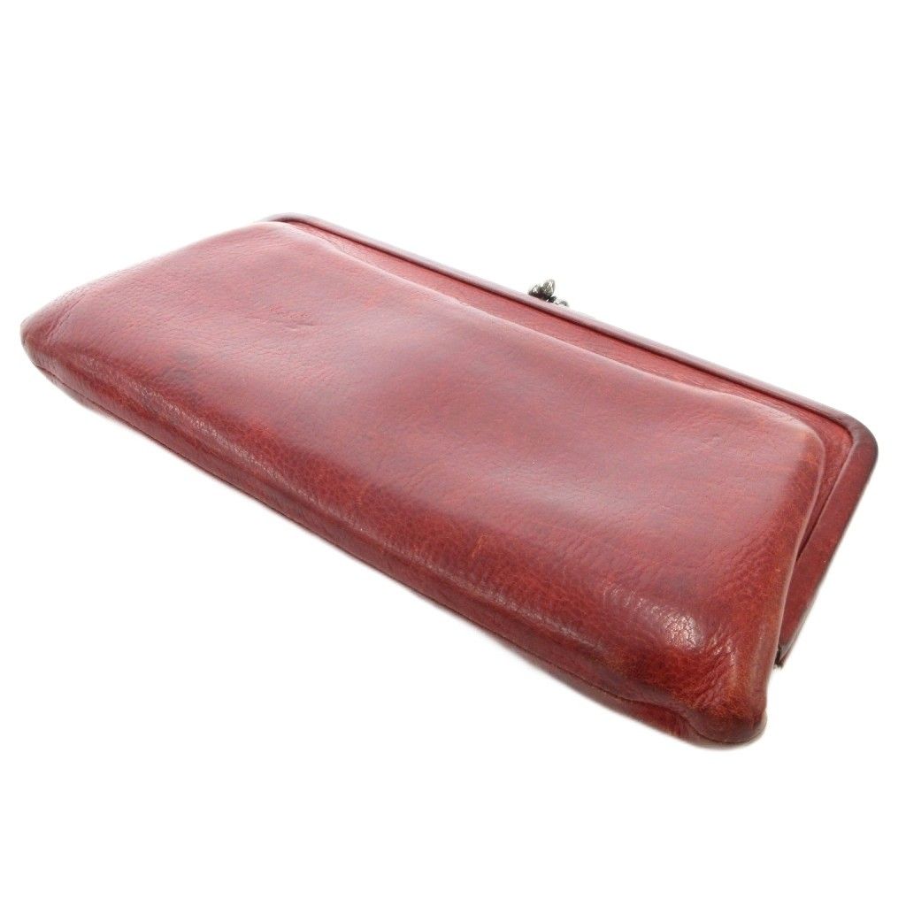 ゲンテン genten トスカ 長財布 ウォレット がま口 ロゴ レザー 本革