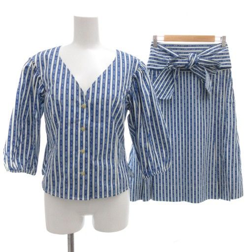 トリーバーチ TORY BURCH セットアップ シャツ ブラウス ラップ