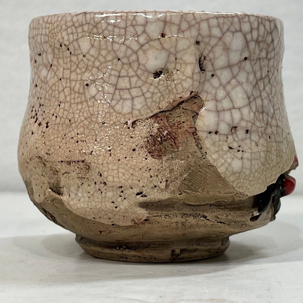 中古】楽山焼 夫婦湯吞み 砥部焼 カニ 蟹 - メルカリ