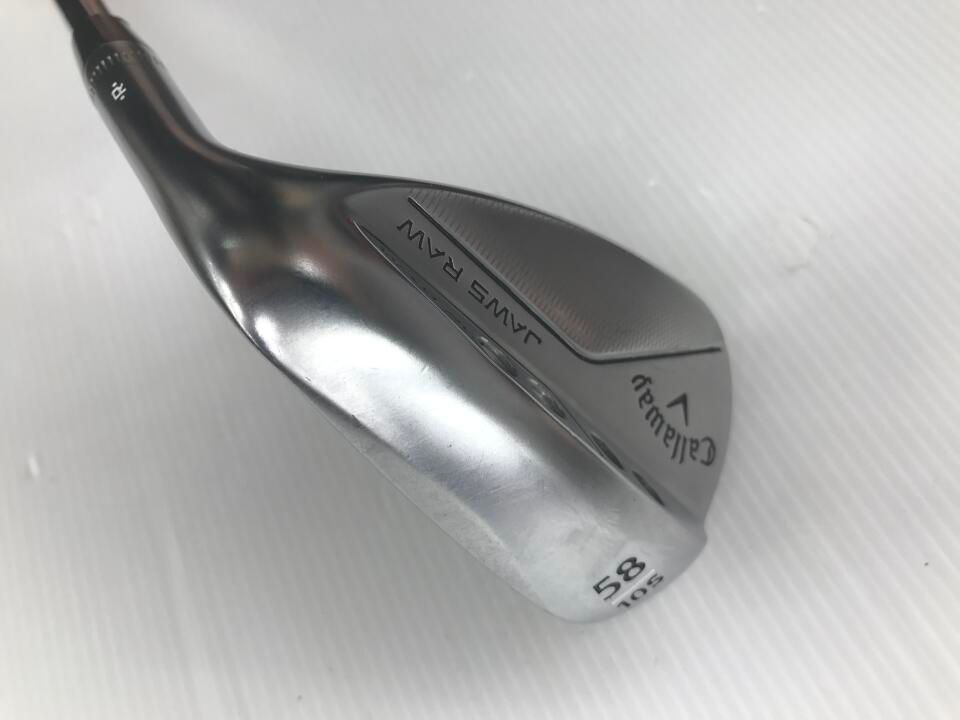 キャロウェイ JAWS RAW クロム 58度 NSプロ MODUS 3 TOUR 115 Sフレックス ウェッジ 最短