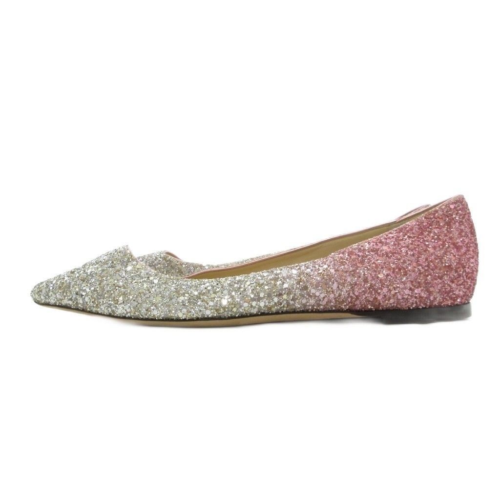 ジミーチュウ JIMMY CHOO ROMIY バレエ フラットシューズ パンプス