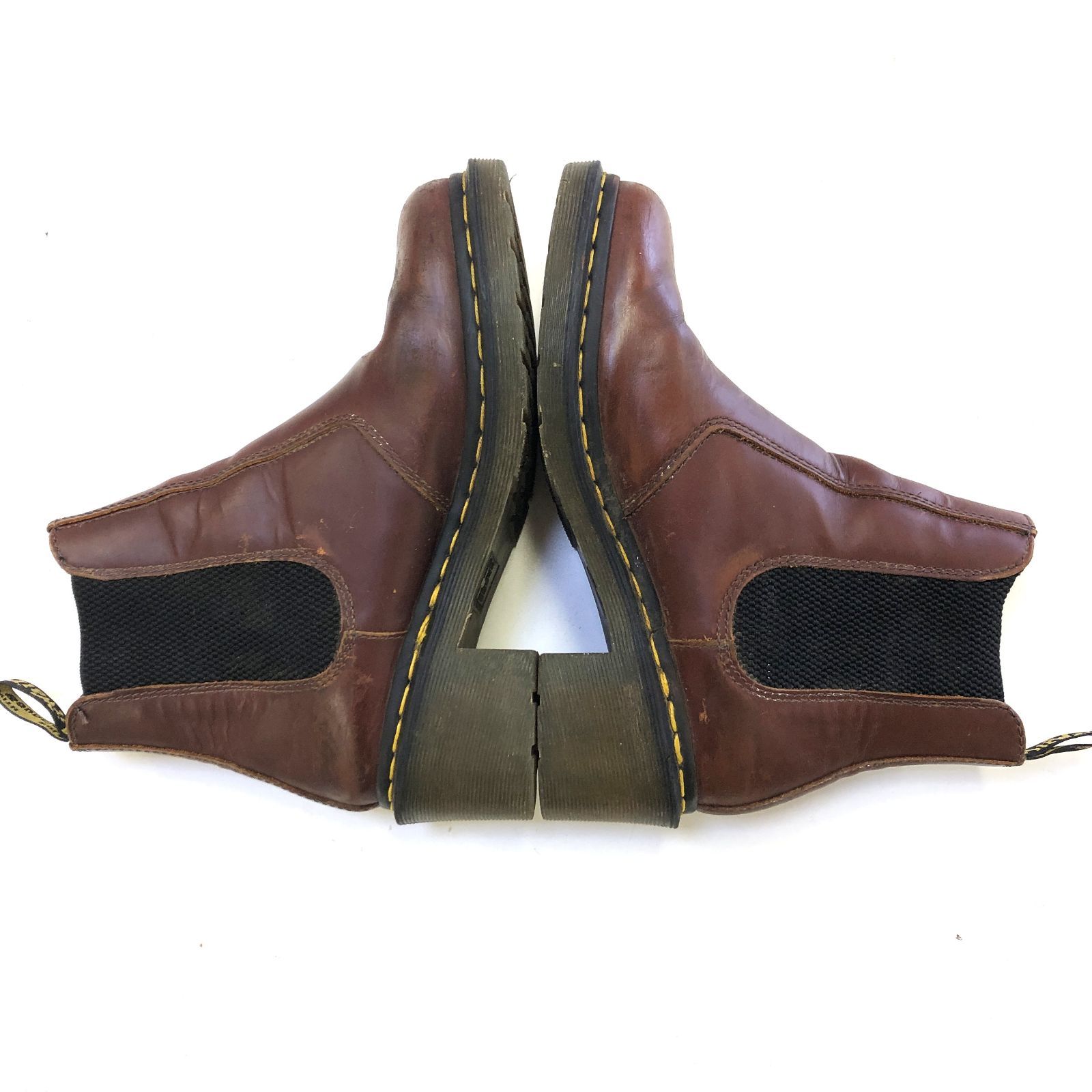 訳あり ドクターマーチン サイドゴアブーツ UK6 25.0 ブラウン系