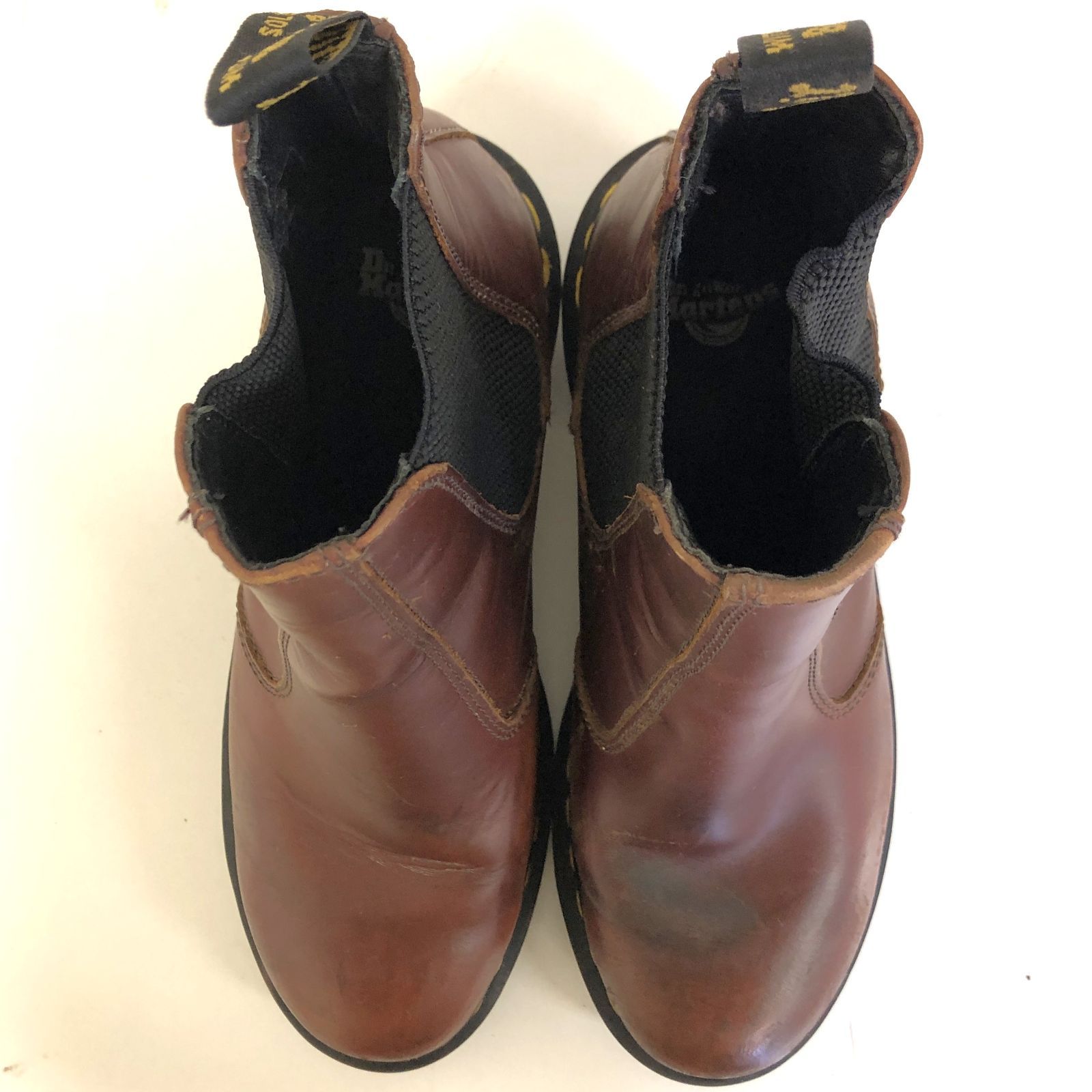 訳あり ドクターマーチン サイドゴアブーツ UK6 25.0 ブラウン系