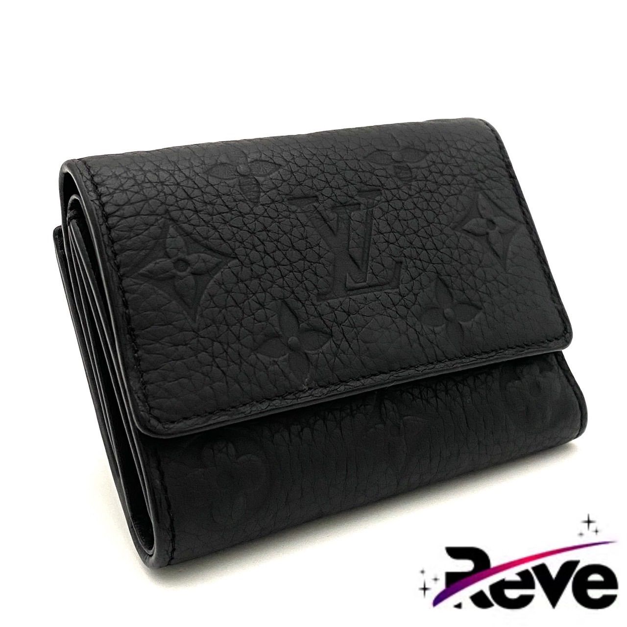 ルイヴィトン モノグラム トリヨン ポルトフォイユ パイロット 三つ折り財布 ブラック 黒