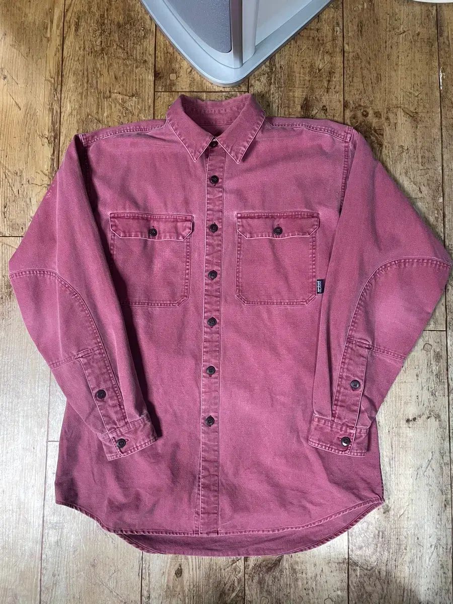 90 s patagonia パタゴニア ワークシャツ ダスティピンク