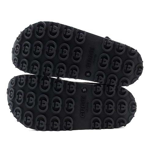 グッチ GUCCI ホースビット プラットフォーム ラバー サンダル