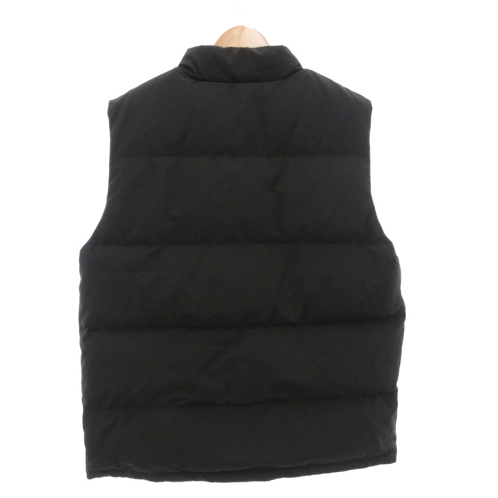 カナダグース CANADA GOOSE STYLE CREW VEST フリースタイル クルーベスト ダウン XL ロゴ 黒 ブラック 2054 M AE