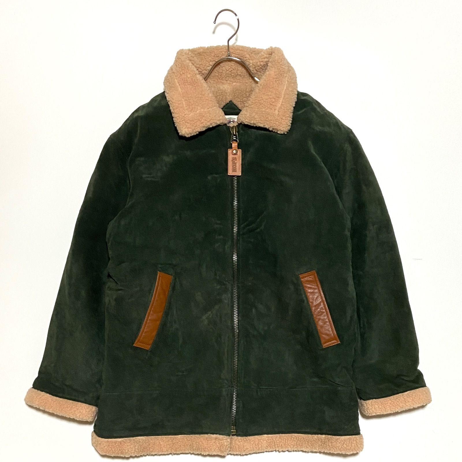希少 SUNTORY サントリー HOP'S ホップス B-3 ムートンジャケット ボア