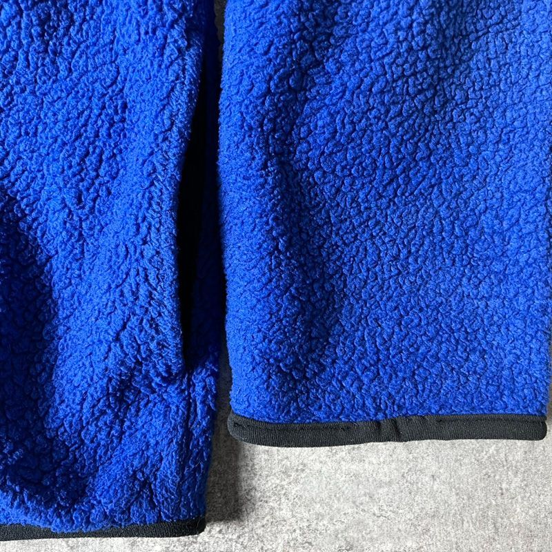 90s 巨人タグ J.CREW フルジップ パイル フリース ジャケット XL / J