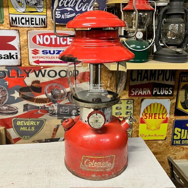 コールマン Coleman ランタン 1961年 200 A ランタンマーク有りイエローボーダー