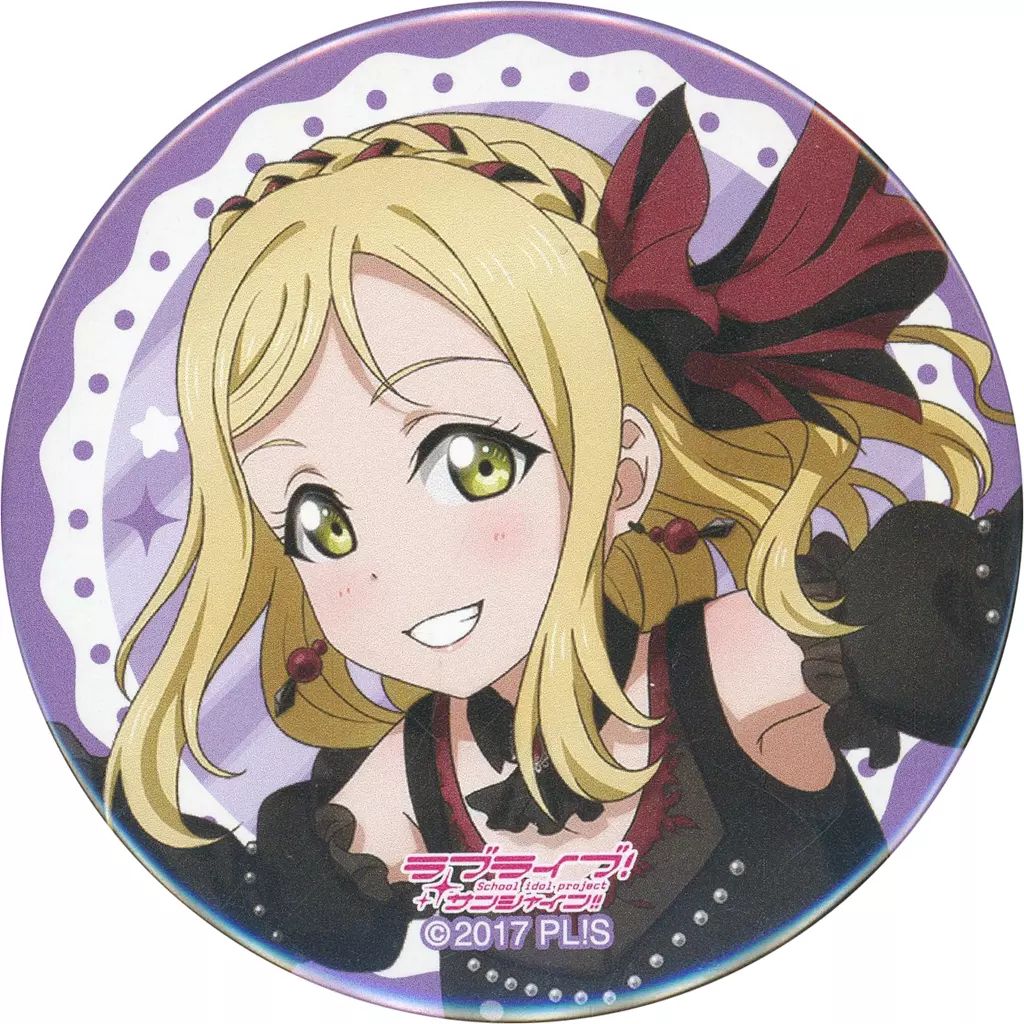 【最終値下げ】Valentine Day Concert　小原鞠莉 缶バッジ 中古】バッジ・ピンズ 小原鞠莉 「ラブライブ!サンシャイン!! Guilty