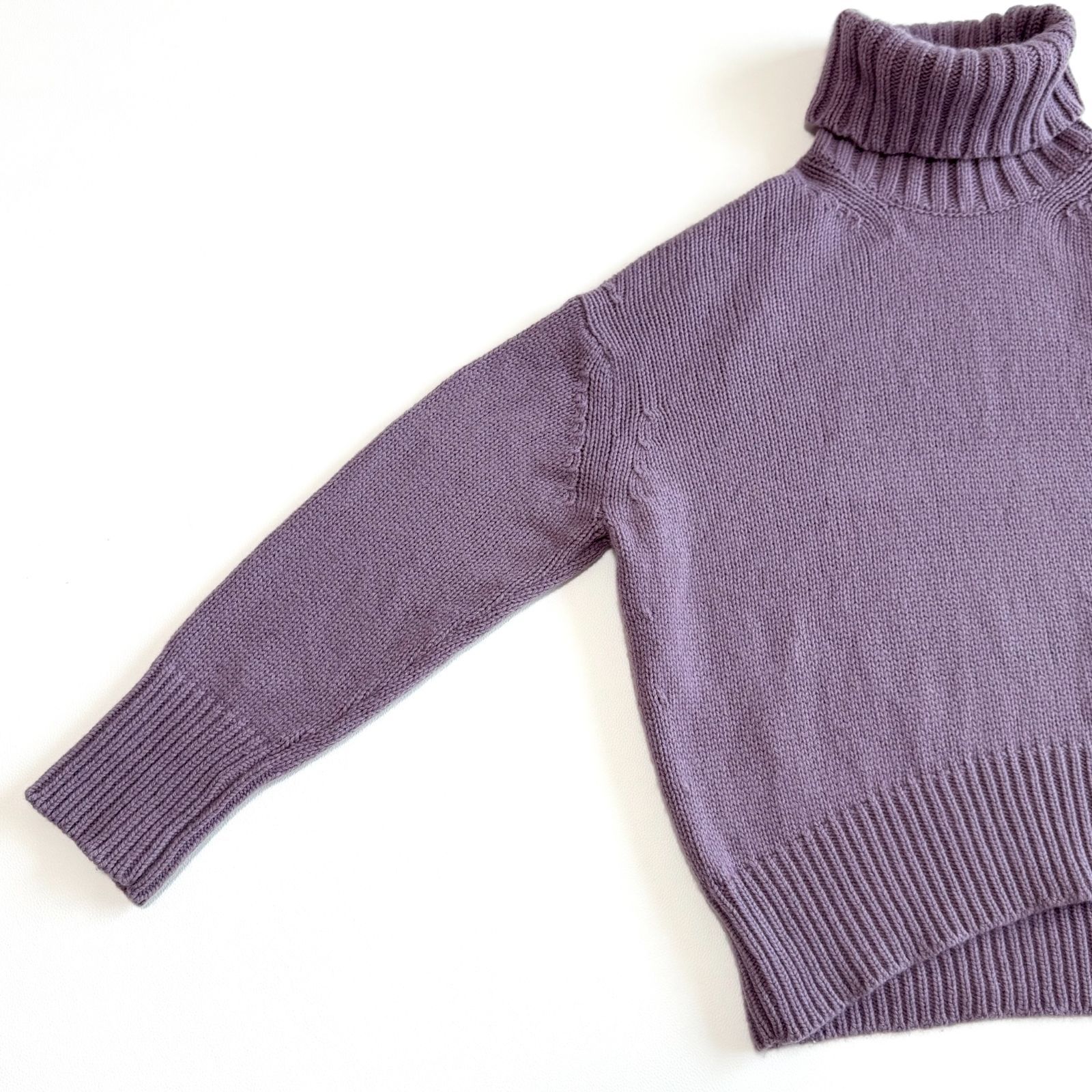 GALERIE VIE ファインウール ハイネックプルオーバー ニット セーター