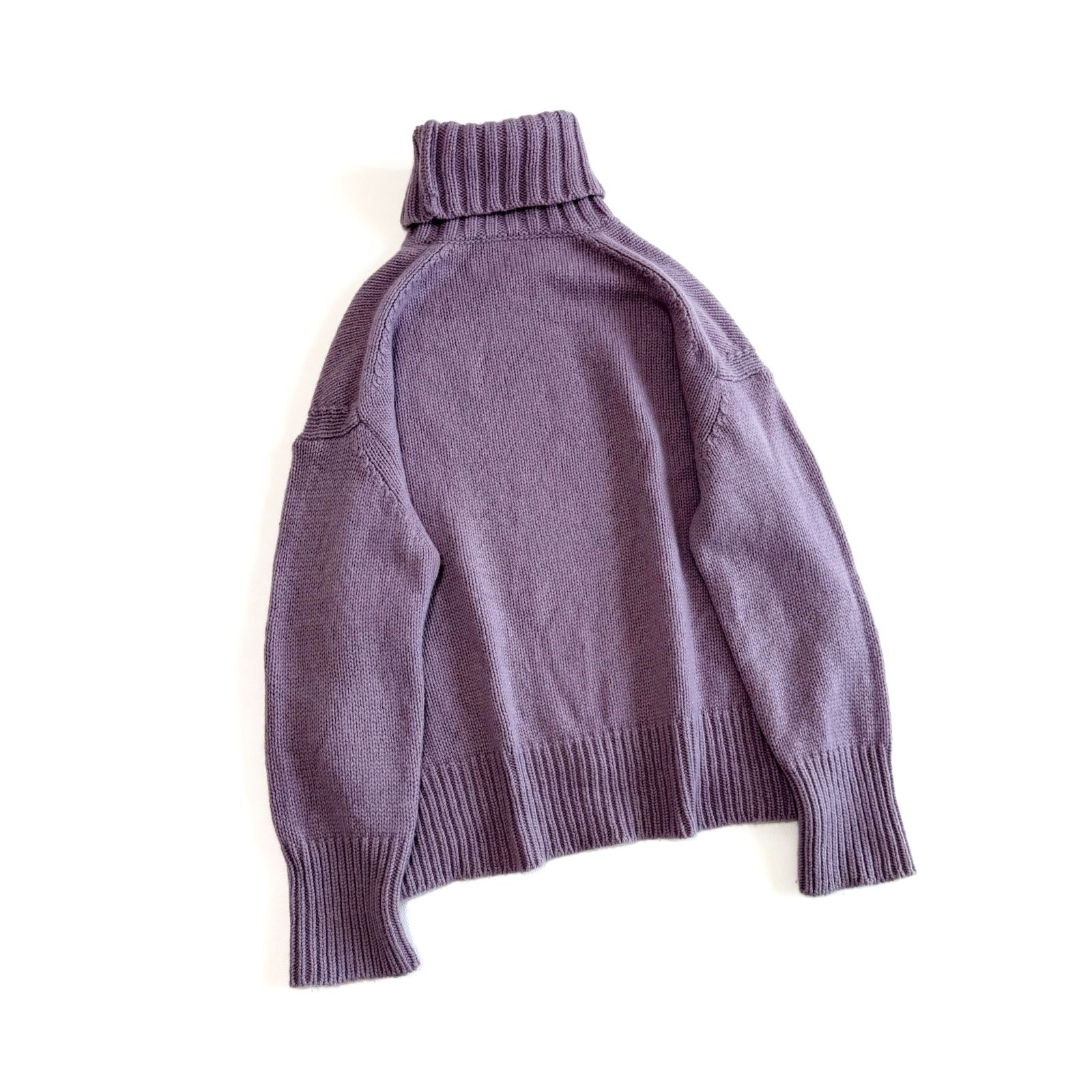 GALERIE VIE ファインウール ハイネックプルオーバー ニット セーター