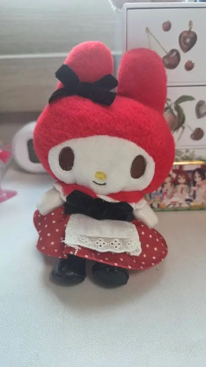マイメロディ ぬいぐるみ サンリオ レッド マイメロ 赤メロ レトロ My サンリオ(SANRIO) タグ付き 激レア ぬいぐるみ（カラーレッド）の通販 未開封品 SANRIOoriginal サンリオ正規品 Ｓ