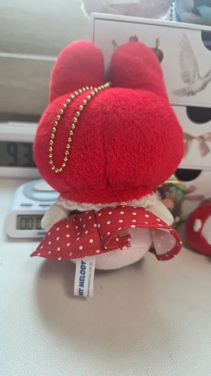 マイメロディ ぬいぐるみ サンリオ レッド マイメロ 赤メロ レトロ My サンリオ(SANRIO) タグ付き 激レア ぬいぐるみ（カラーレッド）の通販 未開封品 SANRIOoriginal サンリオ正規品 Ｓ