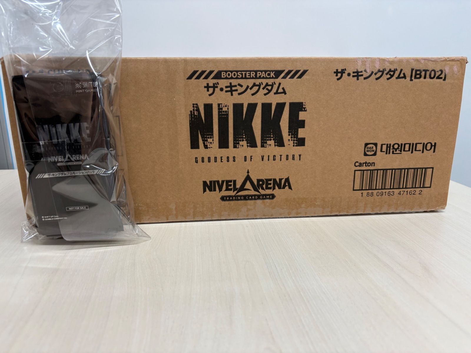 NIKKE NIVEL ARENA BT02 ザ・キングダム 1カートン BOOSTER PACK ザ・キングダム（BT02）1カートン（24BOX) プロモパック