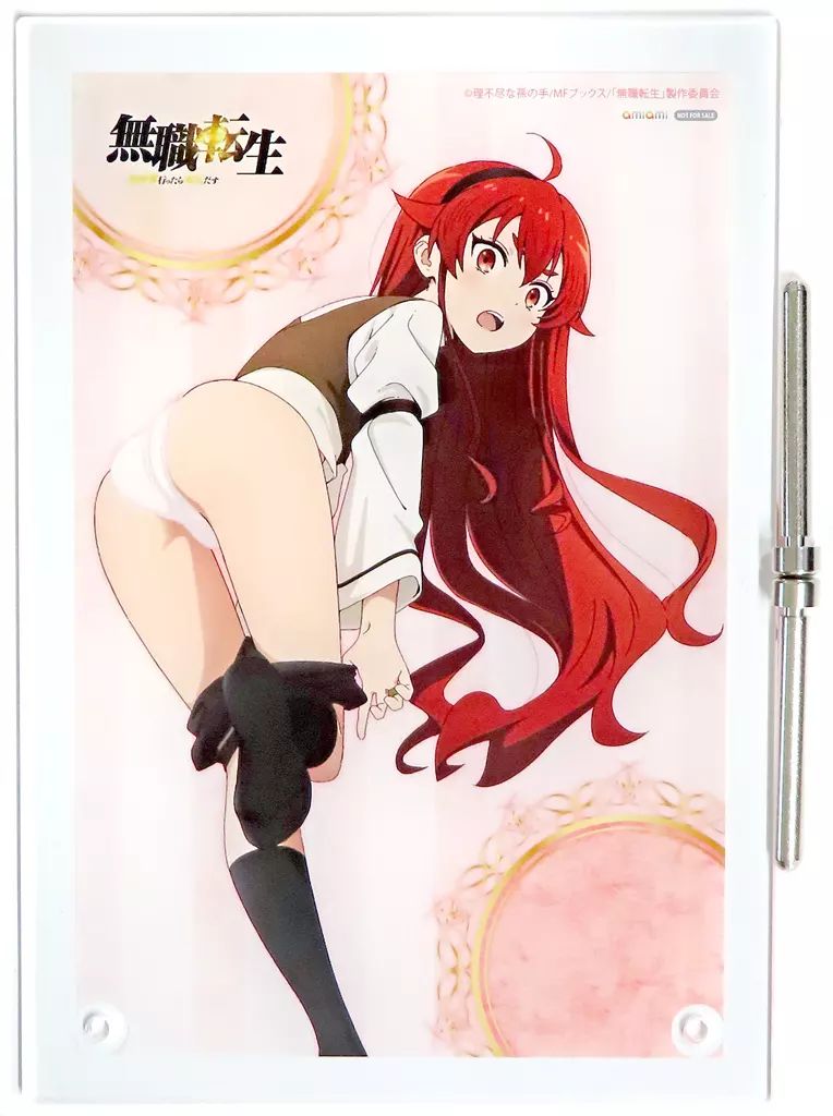 アクリルスタンド アクリルパネル エリス ボ ス グレイラット 描き下ろしアクリルキャラクタープレート 無職転生～異世界行ったら本気だす～ お着替えMode 1 7 PVC製塗装済み完成品 あみあみ 特典