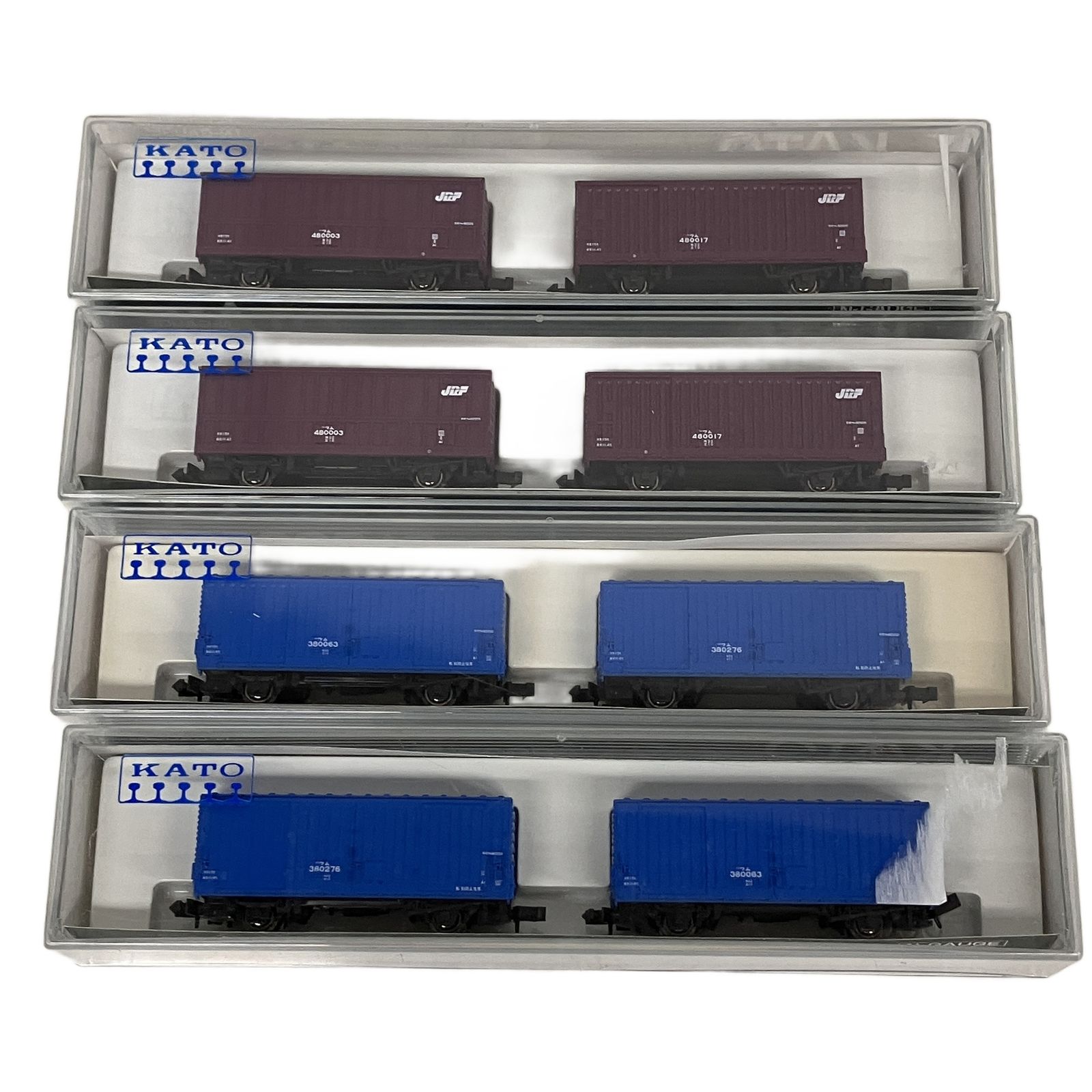 KATO 8033 8034 ワム380000 ワム480000 (2両入) 計4両セット Nゲージ