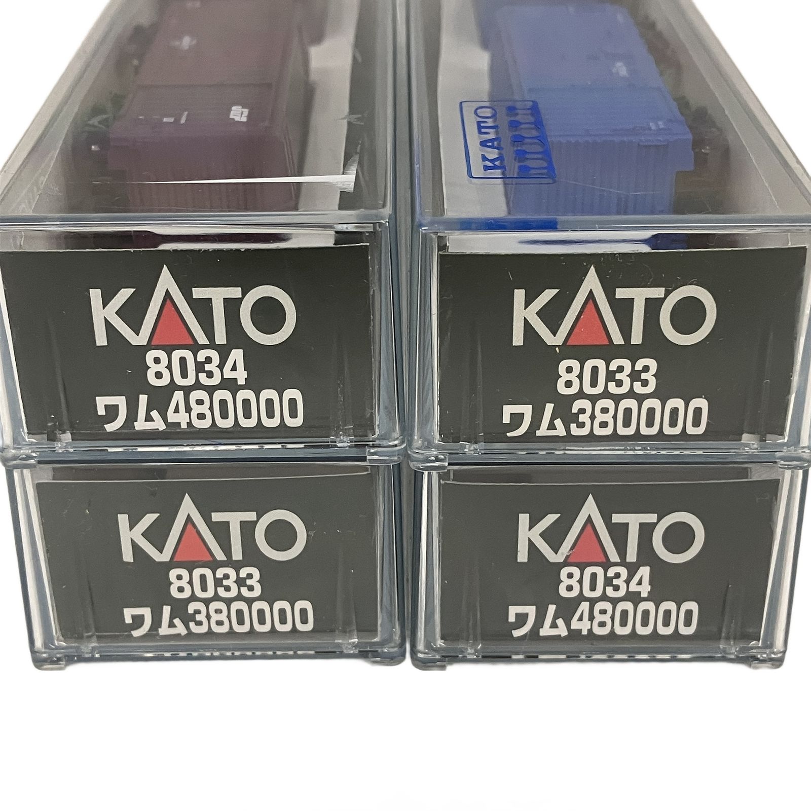 KATO 8033 8034 ワム380000 ワム480000 (2両入) 計4両セット Nゲージ