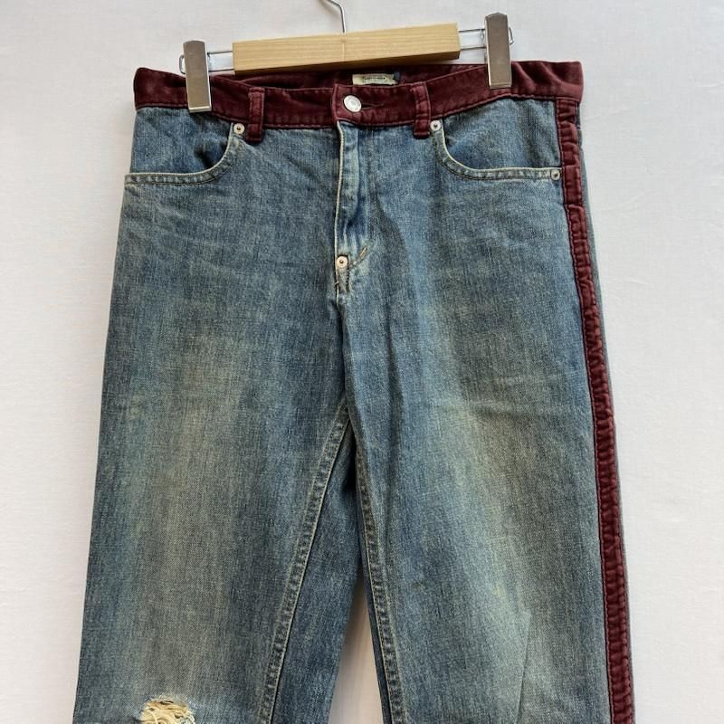 アンダーカバー 2002AW 魔女期 サイドベロア ダメージ デニム