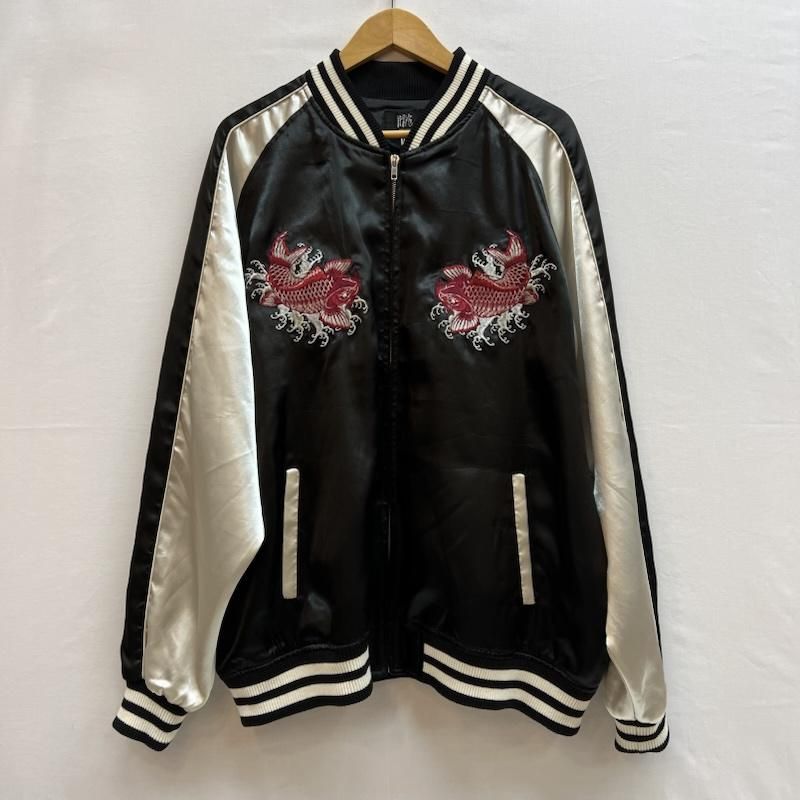 古着 朧 鯉 和柄 刺繍 スカジャン メンズ XXL ISItems【USED】【古着】【】50148062