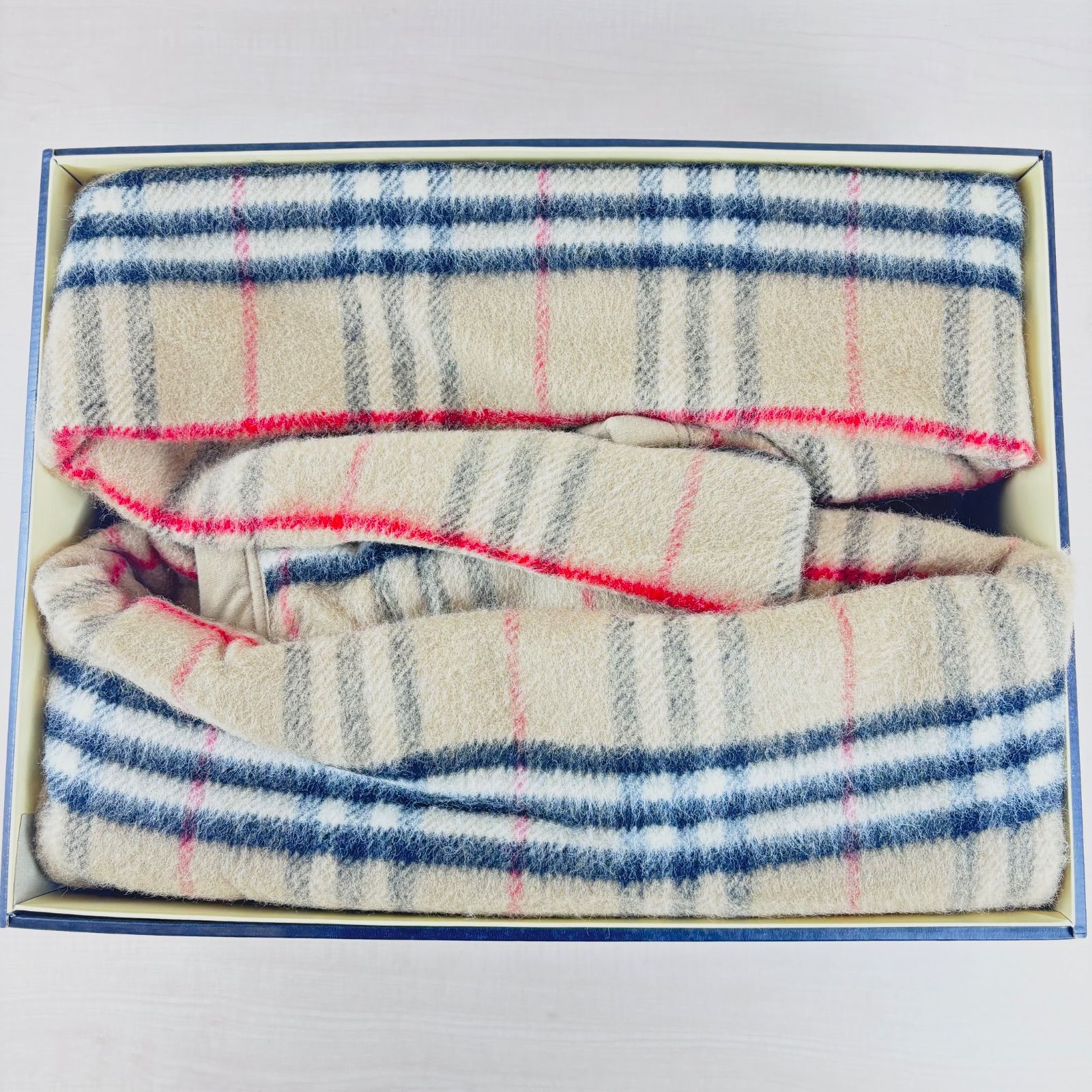 未使用品】Burberrys 西川産業 純毛毛布 140×200cm 毛100％ - メルカリ