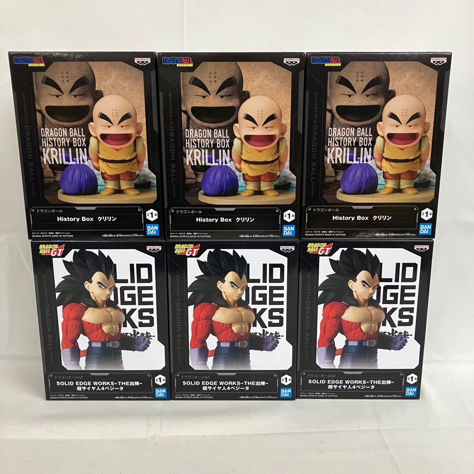 未開封 ドラゴンボール History Box クリリン 他 フィギュア 6個セット
