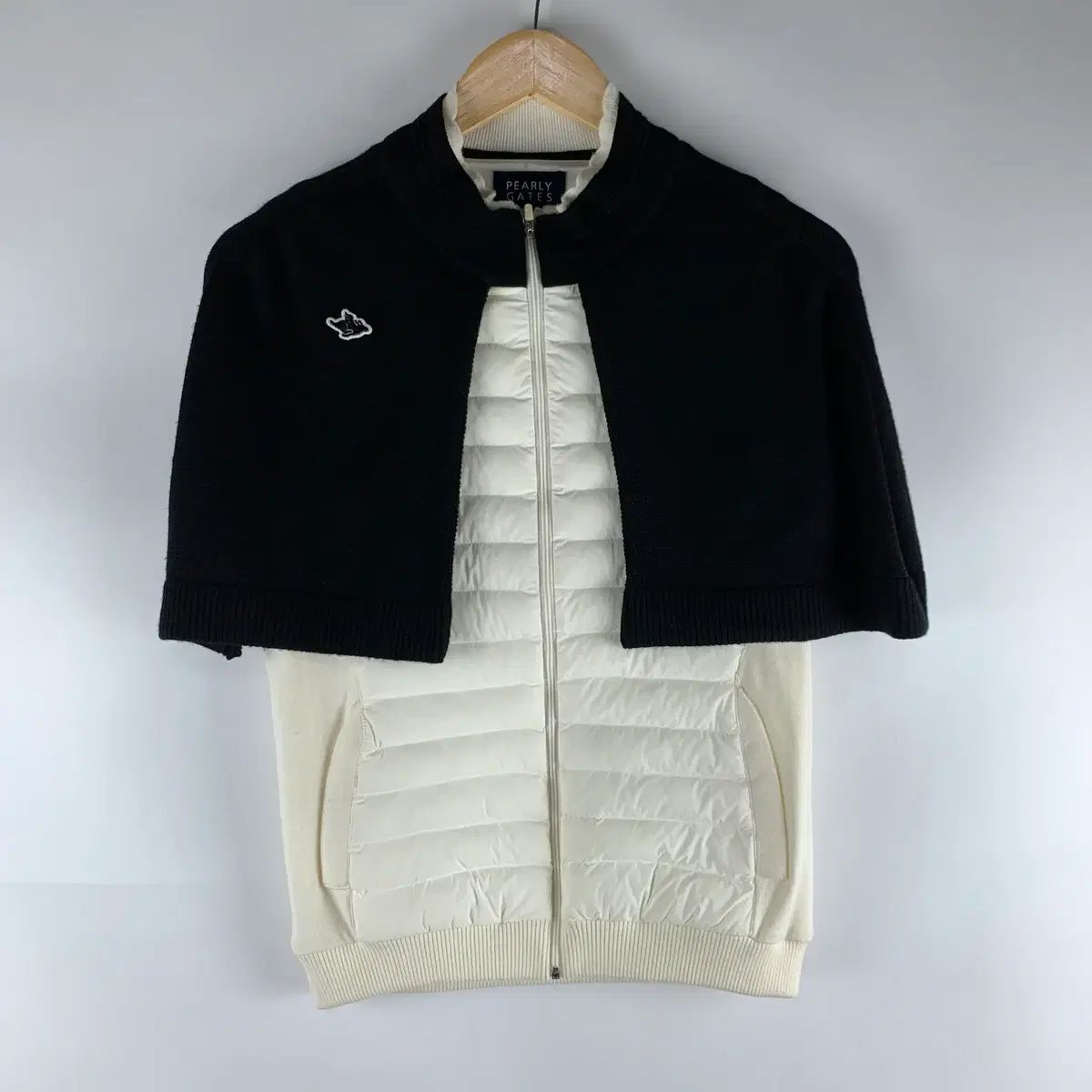 パーリーゲイツ ウール 防風 ケープ ダウンベスト 100 251130 - メルカリ