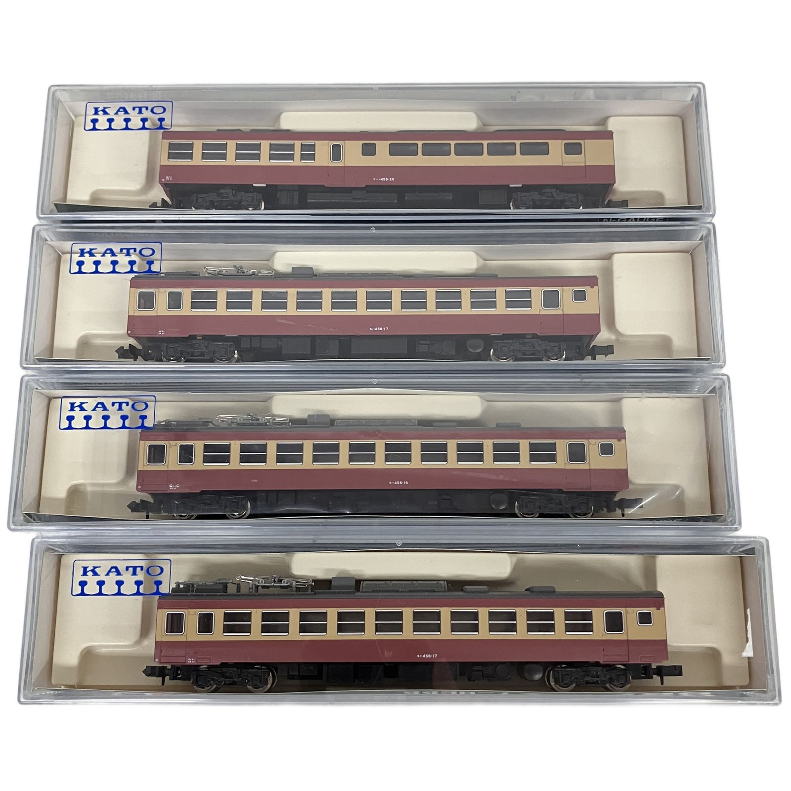 KATO 4024 4437-1 (M) 4438-1 サハシ455 モハ456 4両セット Nゲージ
