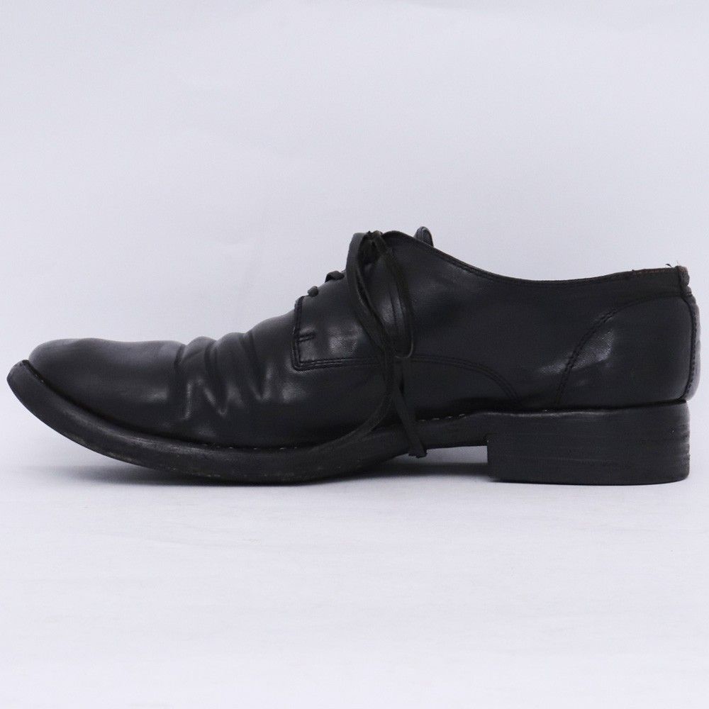 GUIDI 992 クラシックダービー レザーシューズ サイズ41.5 ブラック