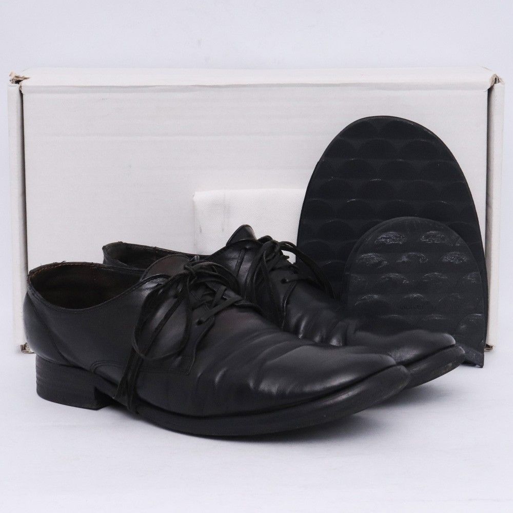 GUIDI 992 クラシックダービー レザーシューズ サイズ41.5 ブラック