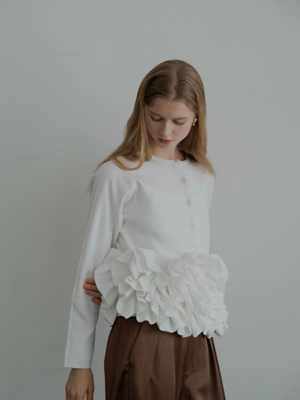 スワンカーディガン ohga chesty maronenonfee トレフルプラスワン M