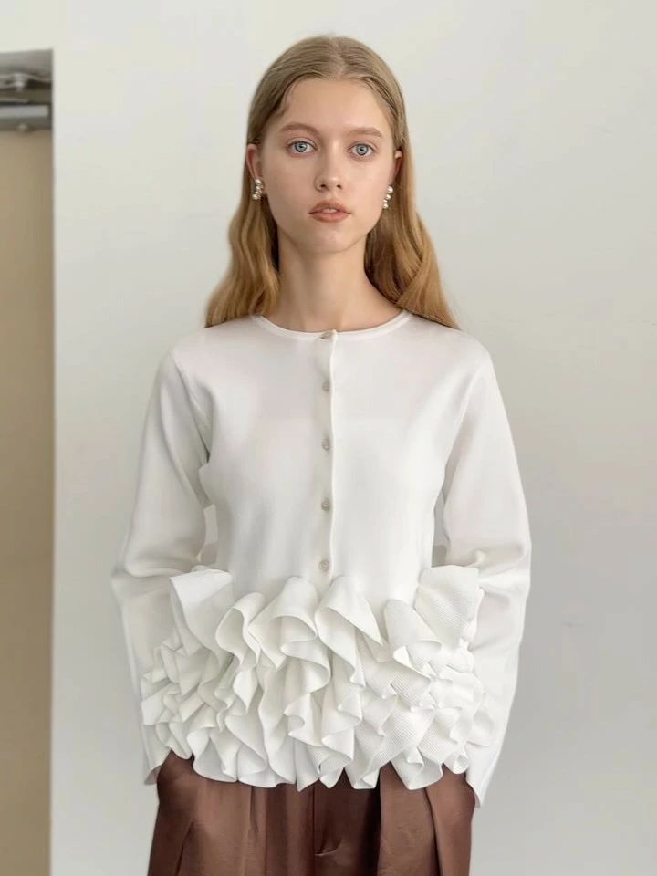 スワンカーディガン ohga chesty maronenonfee トレフルプラスワン M