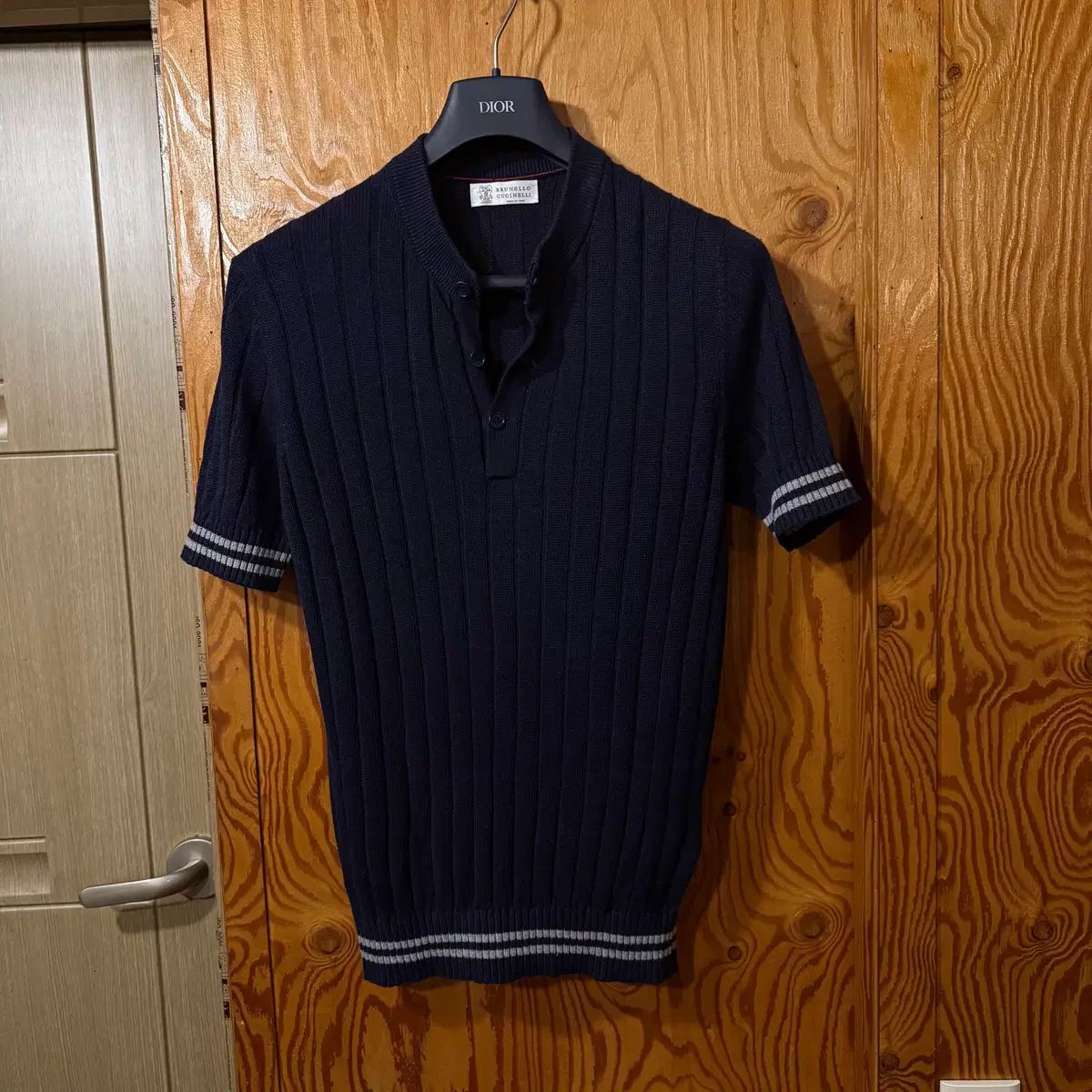 ブルネロクチネリ(BRUNELLO CUCINELLI) ニット半袖 ポロシャツ - メルカリ