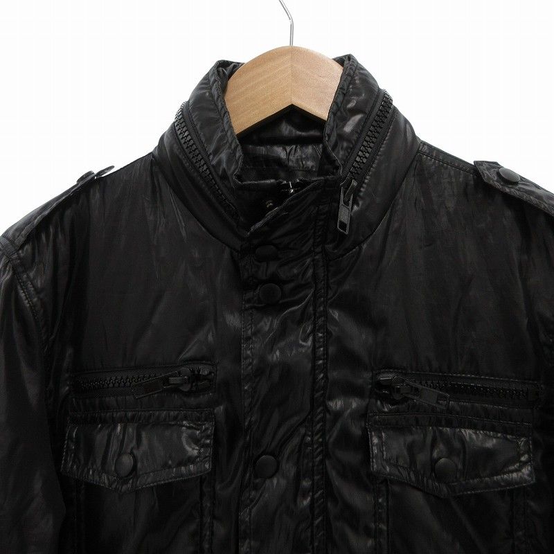 Calipso et Jeffrey 中綿ジャケット ブルゾン スタンドカラー ジップ