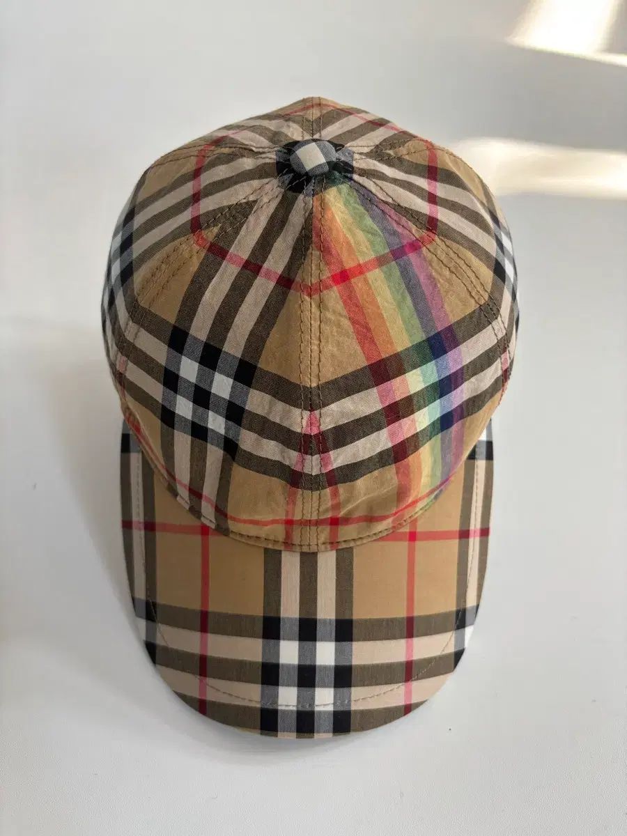 BURBERRY バーバリー レインボー ノヴァ CHECK ベースボールキャップ