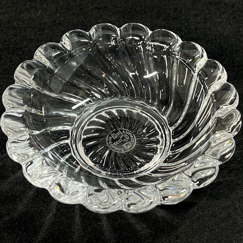 中古】[バカラ] Baccarat ボリュート トレイ アッシュトレイ 灰皿