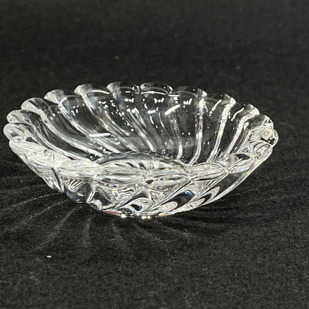 中古】[バカラ] Baccarat ボリュート トレイ アッシュトレイ 灰皿