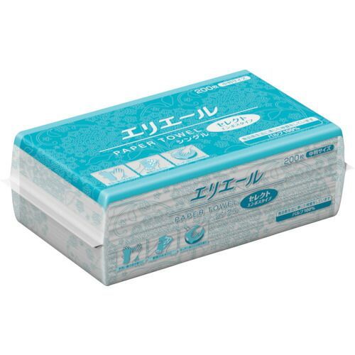 エリエール エリエールペーパータオル セレクトエンボスタイプ シングル中判
