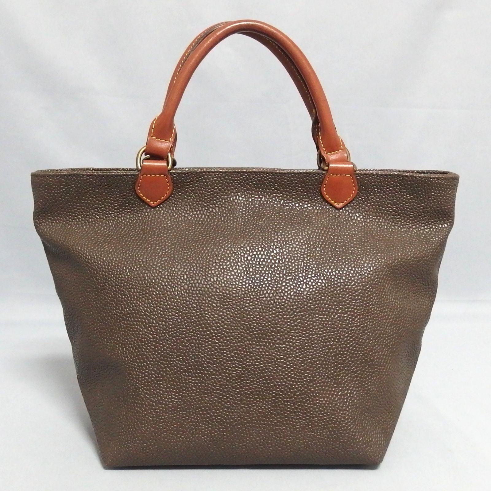 ☆Mulberry ロゴ レザー 舟形 ハンドバッグ トートバッグ 