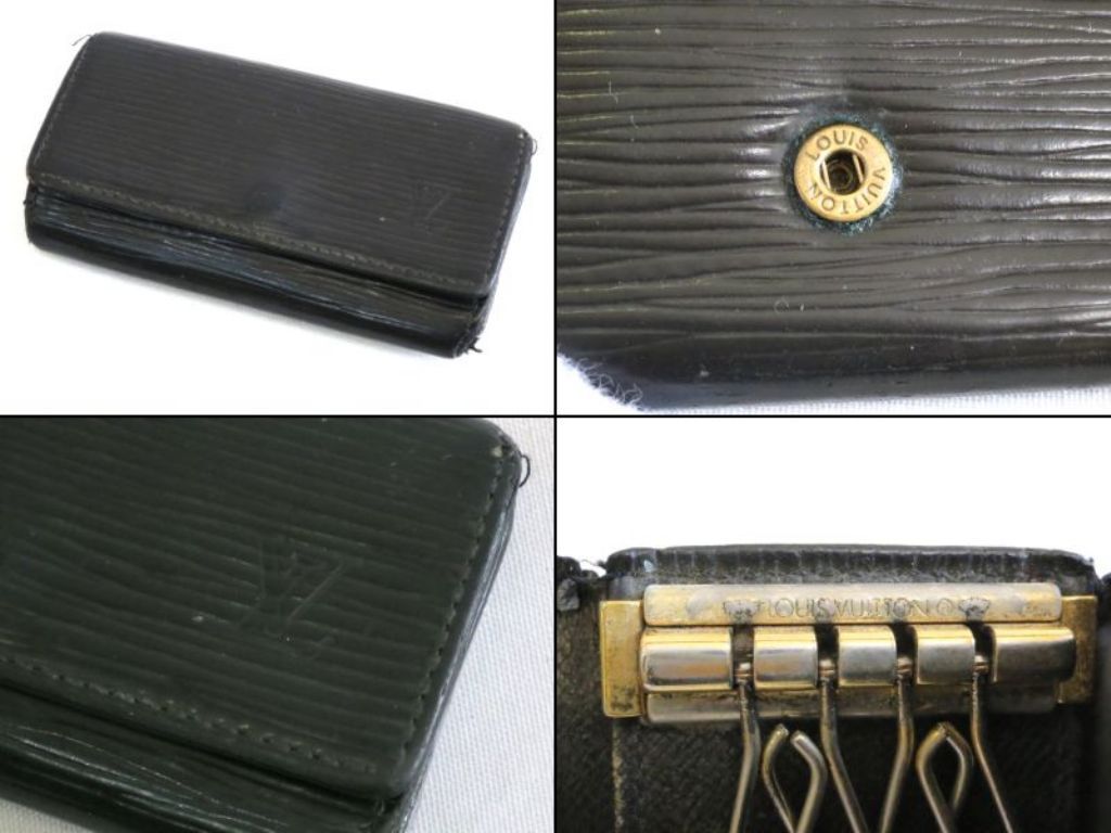 225825】LOUIS VUITTON ルイ・ヴィトン エピ 4連キーケース M63822