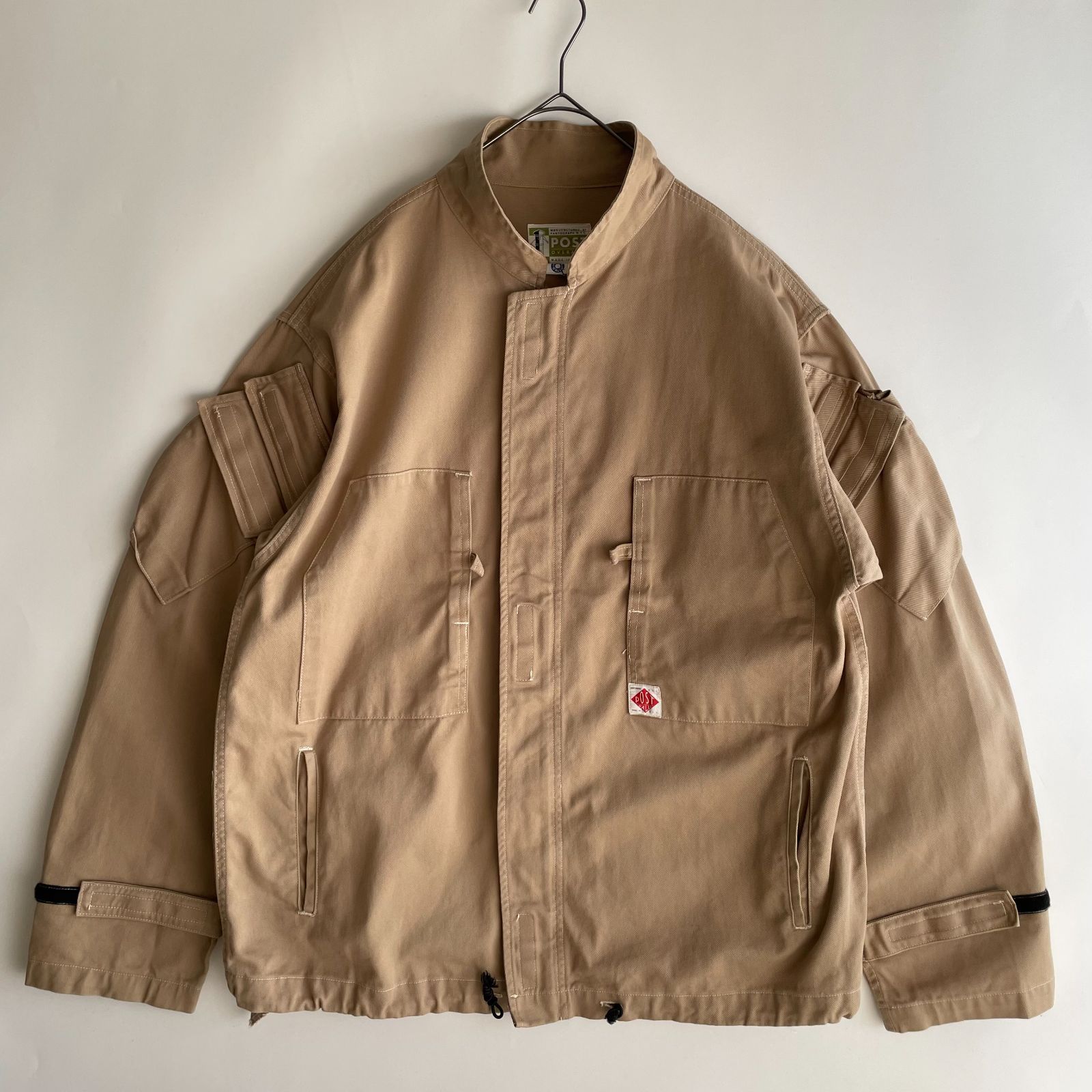 希少/90s】POST OVERALLS size/L (ud) ポストオーバーオールズ 初期