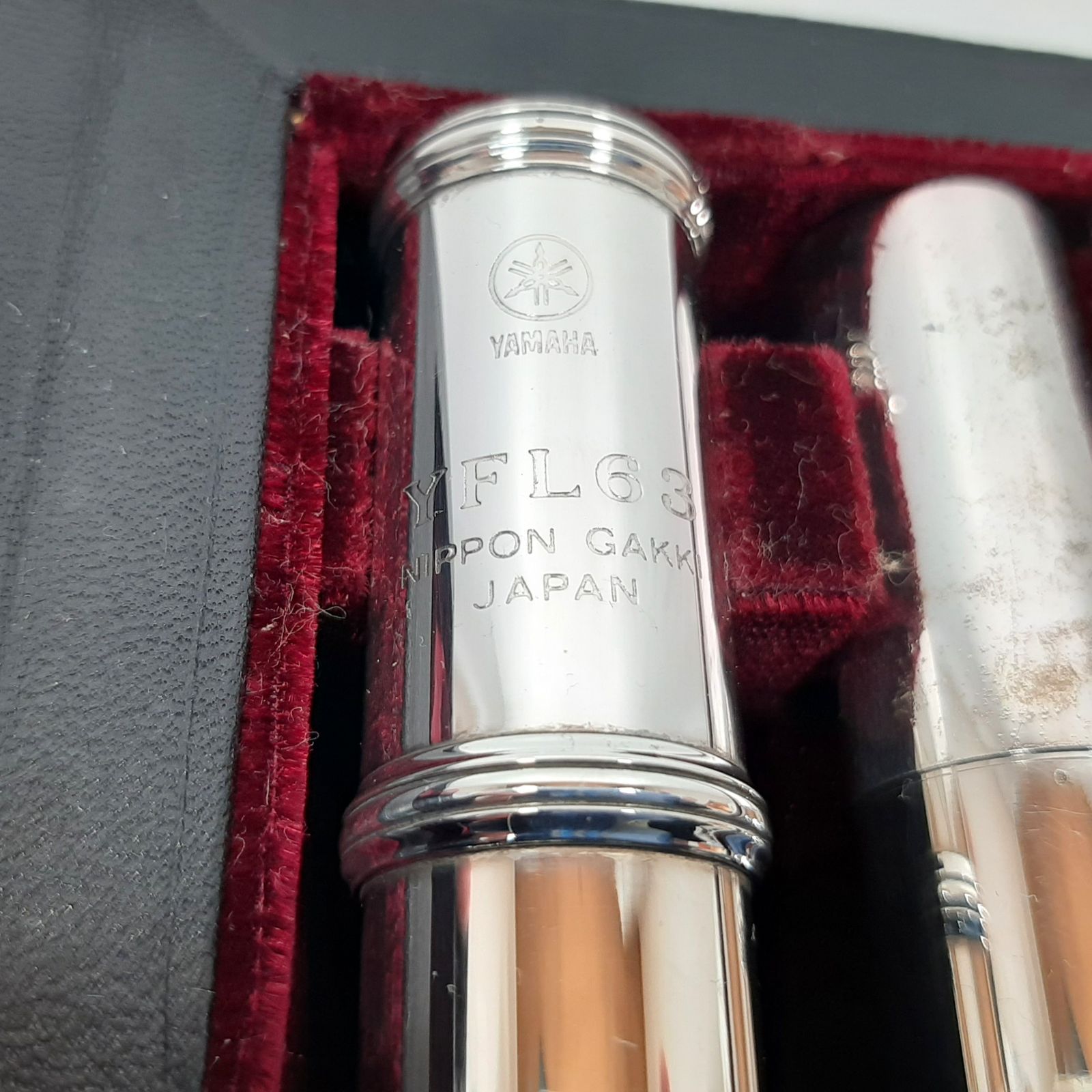 YAMAHA ヤマハ YFL 63 総銀製 Eメカ ハンドメイド フルート ハードケース付き