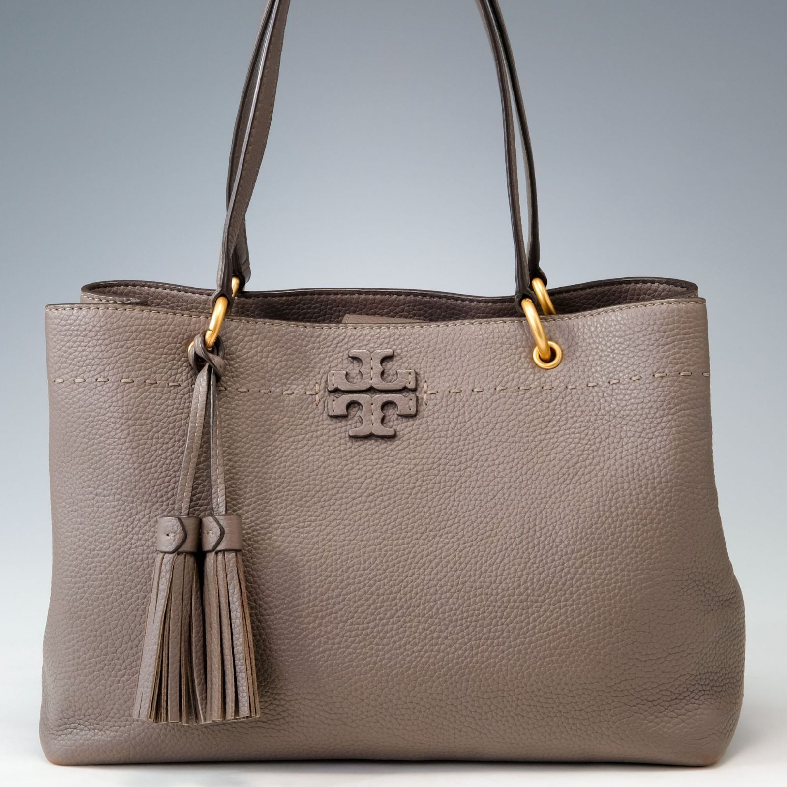 Tory Burch トリーバーチ マックグロー タッセル トートバッグ レザー