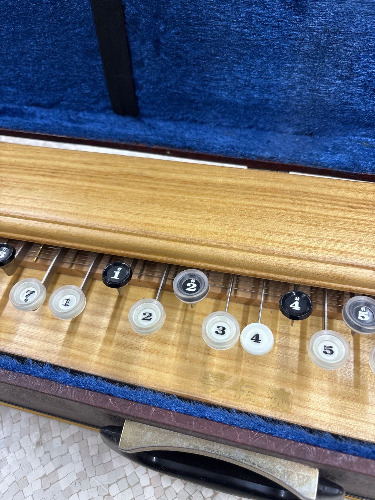 大正琴 琴伝流｜音出し確認済み｜ケース＋ピック付き｜和楽器 - メルカリ