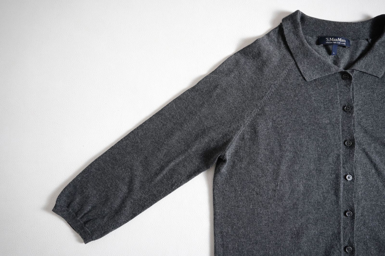 854y*'S Max Mara エス マックスマーラ カシミヤシルク混 薄手 襟付き