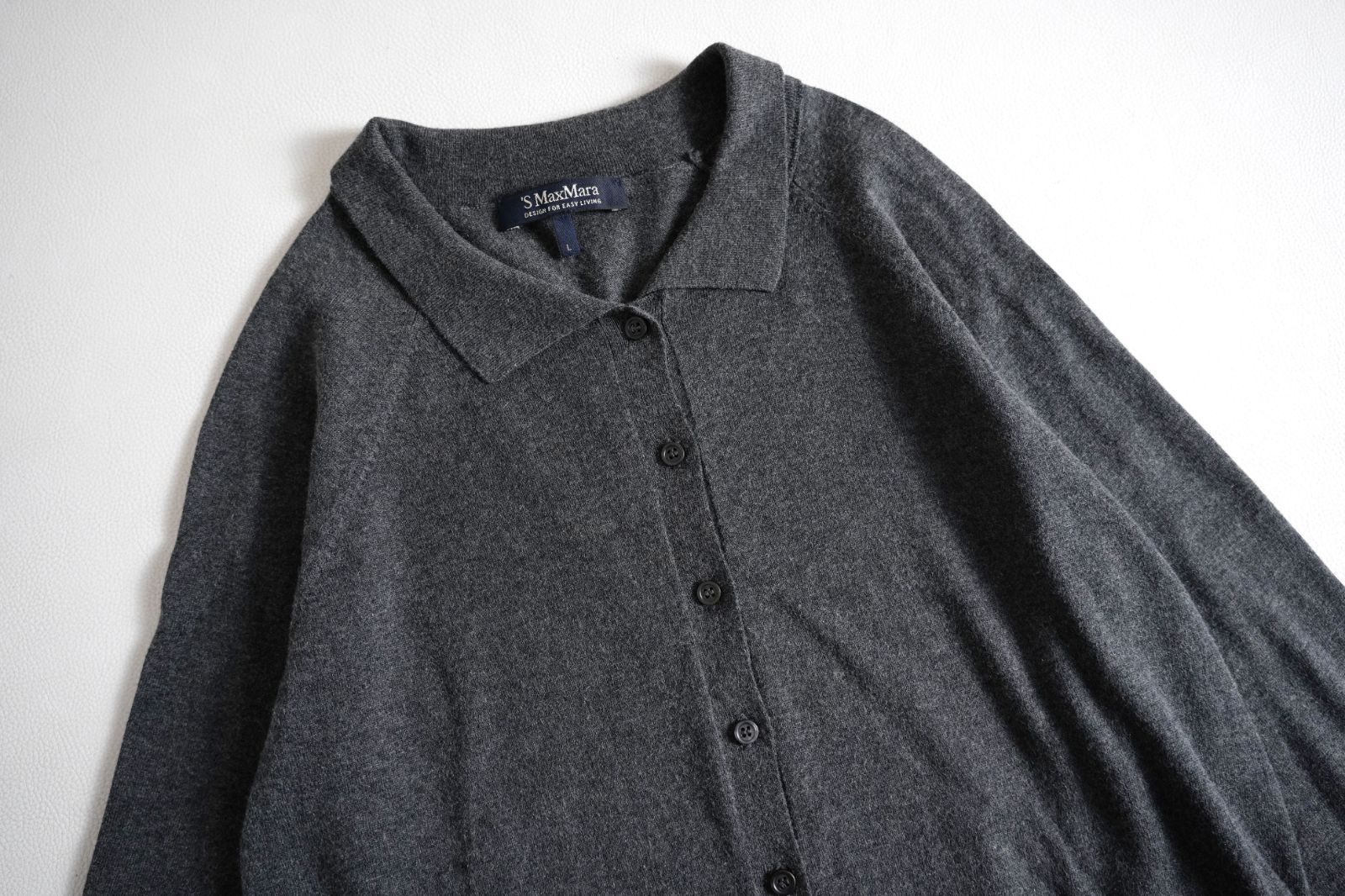 854y*'S Max Mara エス マックスマーラ カシミヤシルク混 薄手 襟付き